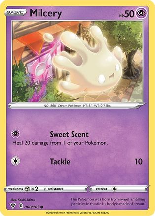 Milcery (80) Reverse Holofoil - Vivid Voltage
