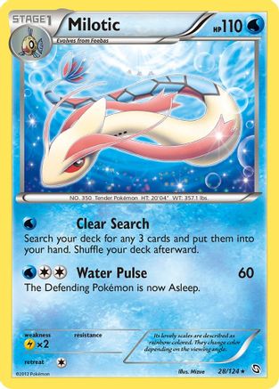 Milotic (28) Holofoil - Dragons Exalted