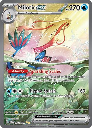 Milotic ex (Alternate Full Art) (237) Holofoil - Surging Sparks