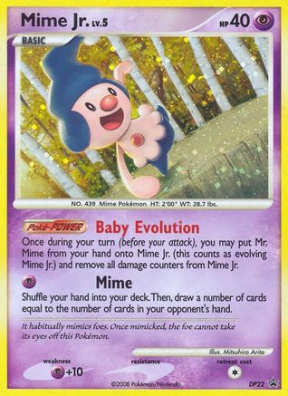 Mime Jr. (DP22) Holofoil - Black Star Promos