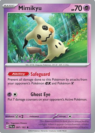 Mimikyu (97) Reverse Holofoil - Paldea Evolved