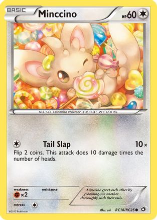 Minccino (RC18) (Radiant Collection) Holofoil - Legendary Treasures