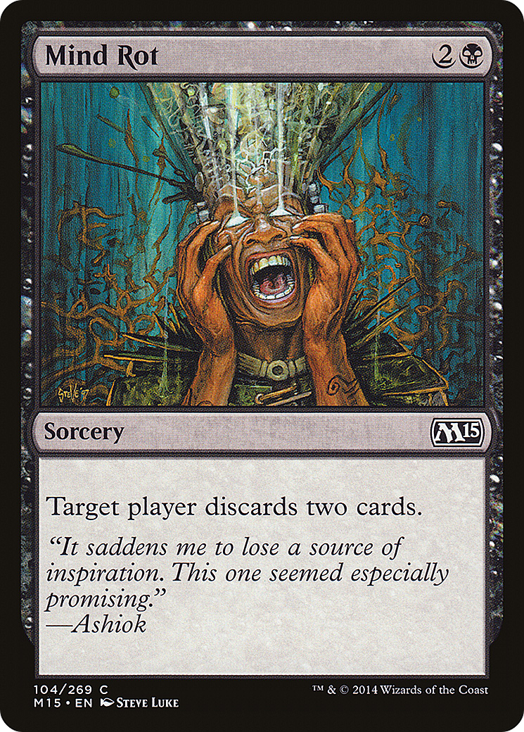 Mind Rot (104) Foil - Magic 2015
