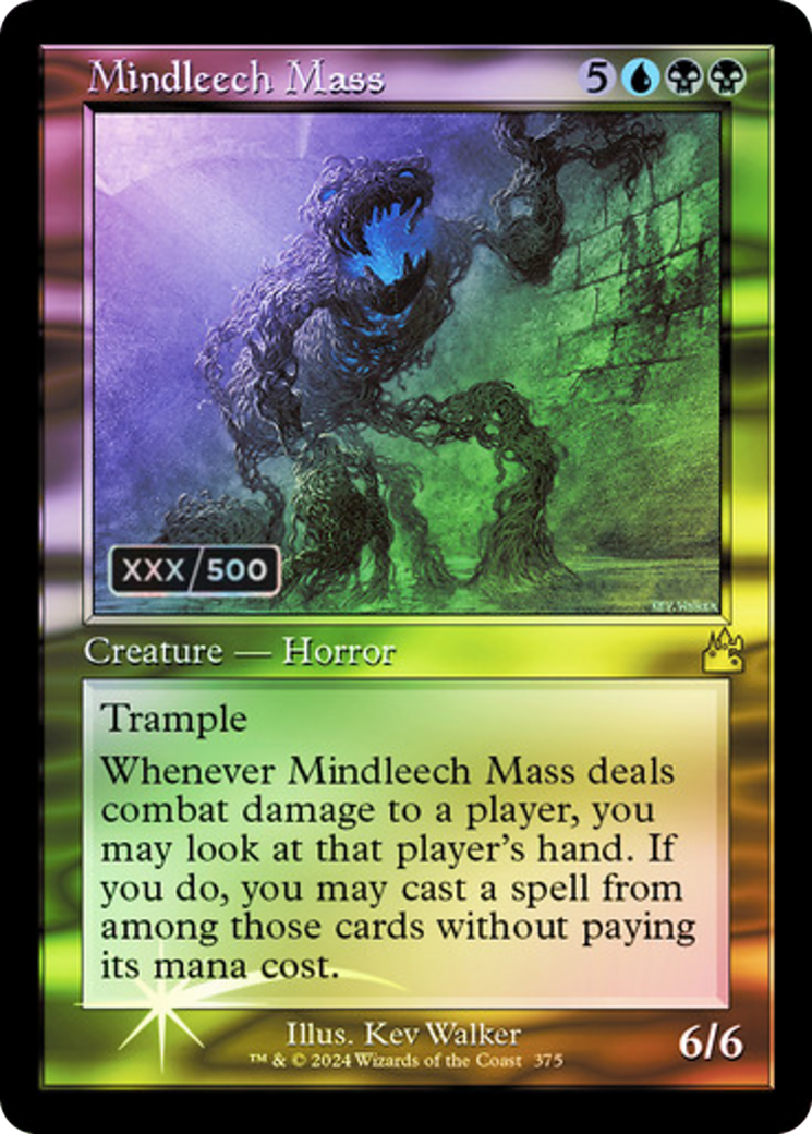 Mindleech Mass (Retro) (Serial Numbered) (375) Foil - Ravnica Remastered