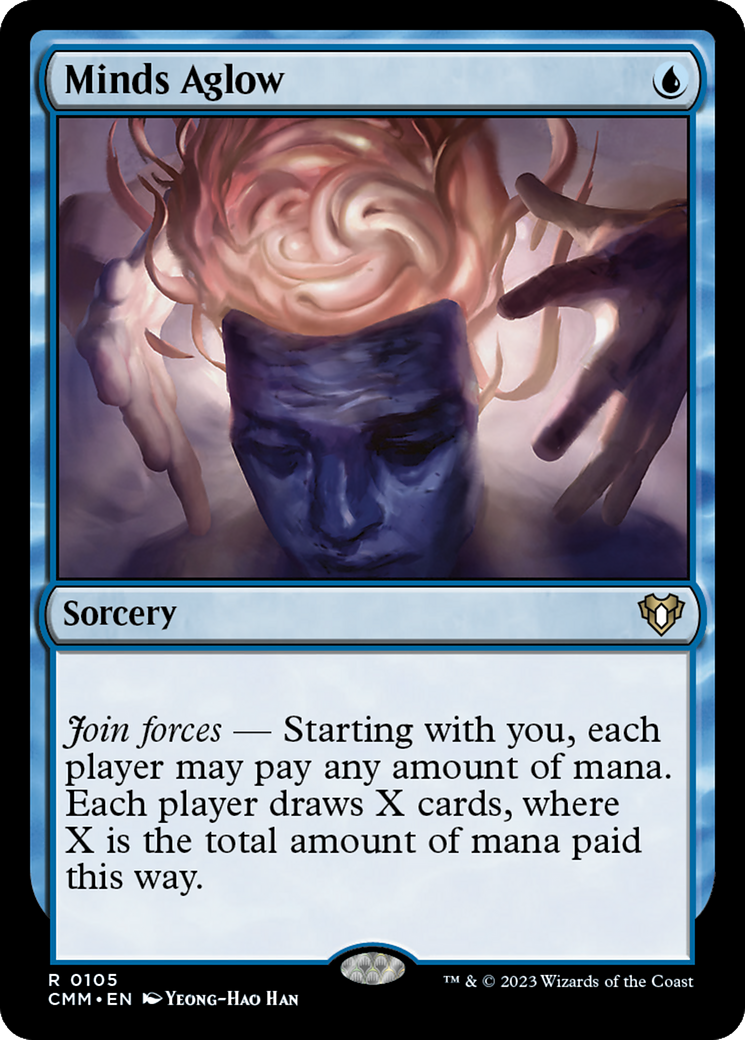 Minds Aglow (105) Foil - Commander Masters