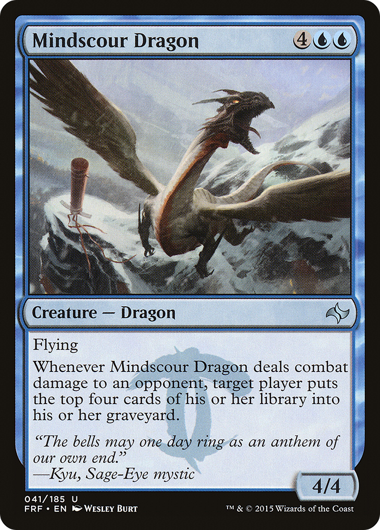 Mindscour Dragon (041) Foil - Fate Reforged
