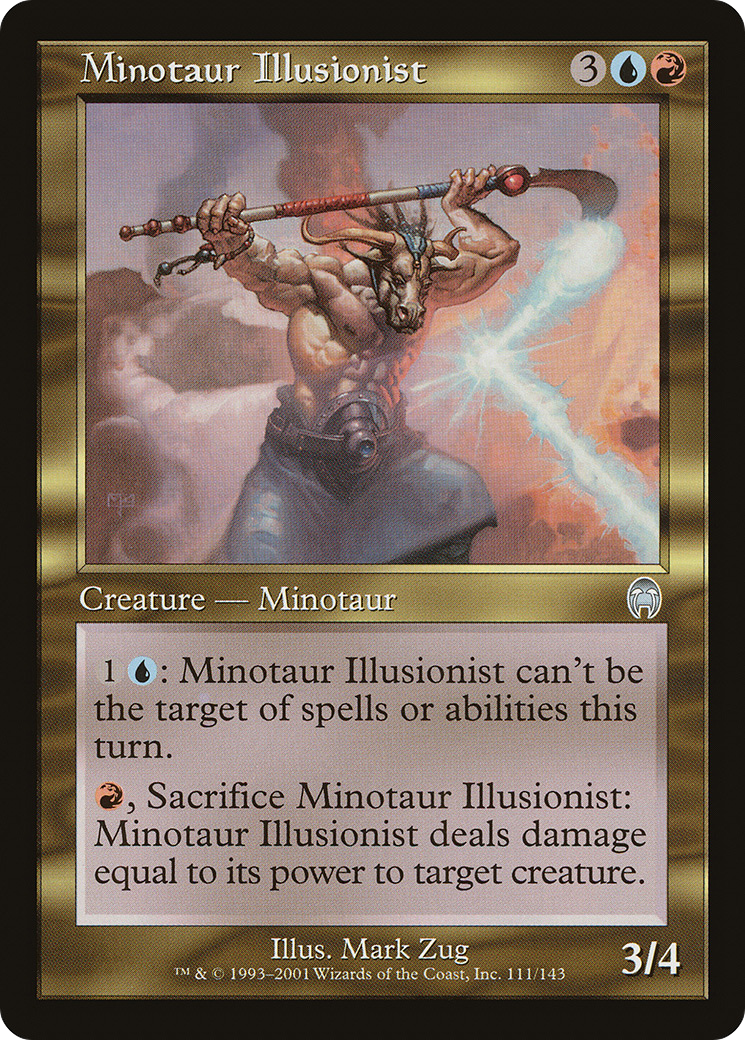 Minotaur Illusionist (111) Foil - Apocalypse