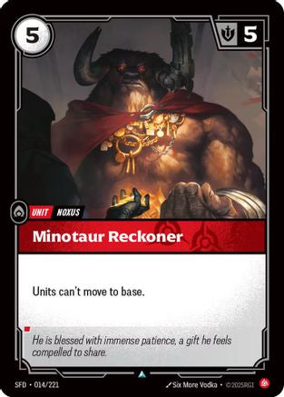 Minotaur Reckoner (014) - Spiritforged