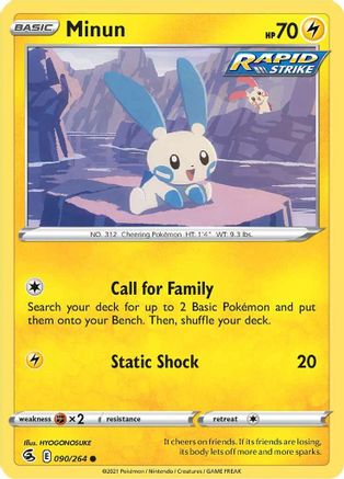 Minun (90) - Fusion Strike