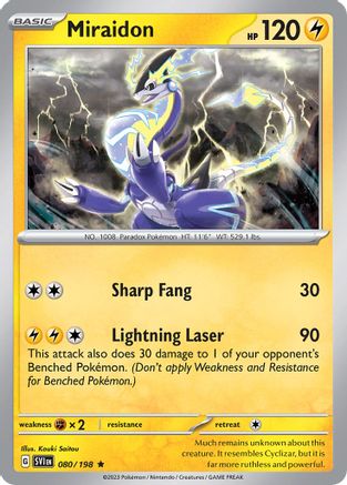 Miraidon (Deck Exclusives) (80) - Scarlet & Violet