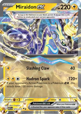 Miraidon ex (73) Holofoil - Ascended Heroes