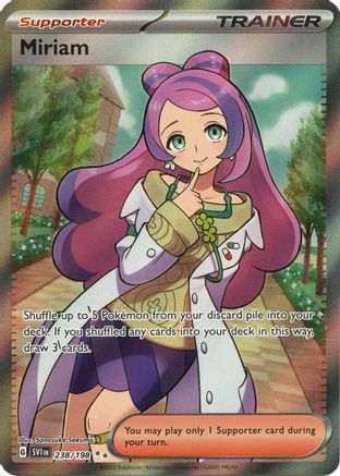 Miriam (Full Art) (238) Holofoil - Scarlet & Violet