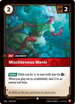 Mischevious Marai (003) Foil - Unleashed