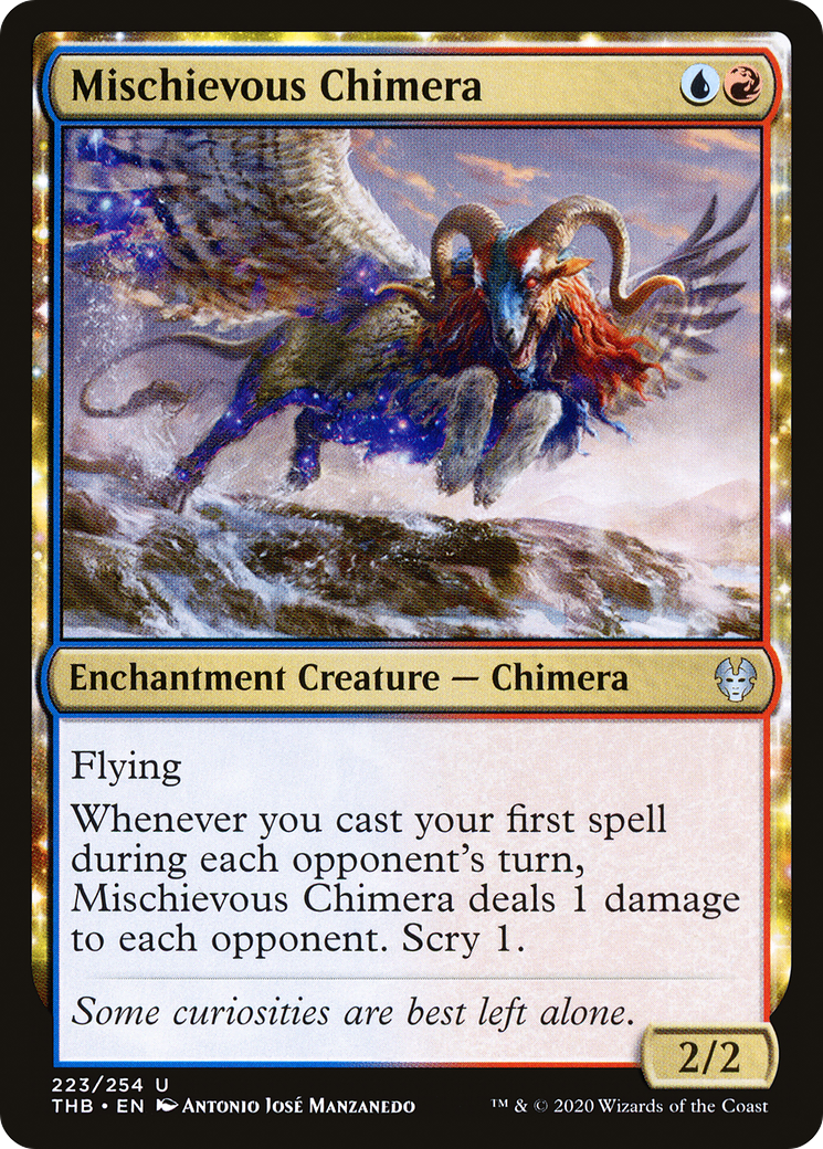 Mischievous Chimera (223) - Theros Beyond Death Foil