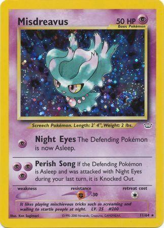 Misdreavus (11) (Unlimited) Holofoil - Neo Revelation