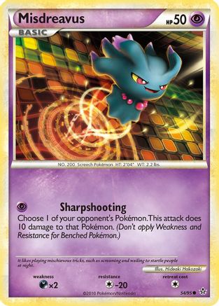 Misdreavus (54) Reverse Holofoil - Unleashed