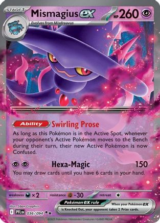 Mismagius ex (36) Holofoil - Phantasmal Flames