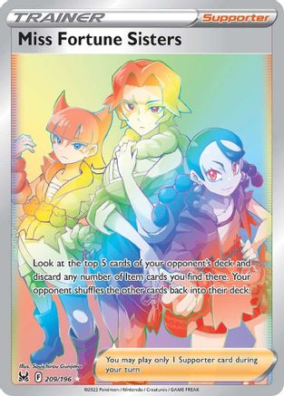 Miss Fortune Sisters (209) Holofoil - Lost Origin