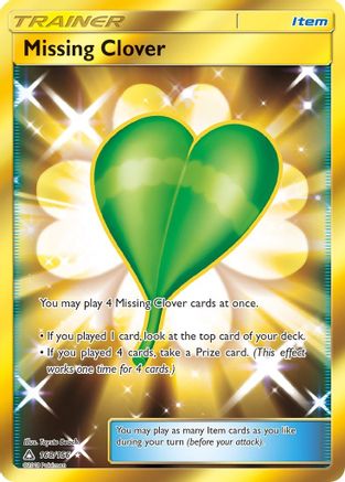 Missing Clover (Gold) (168) Holofoil - Ultra Prism