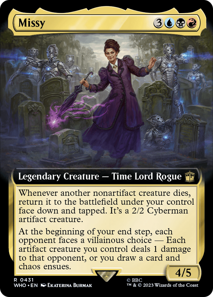 Missy (Extended Art) (431) Foil - Doctor Who