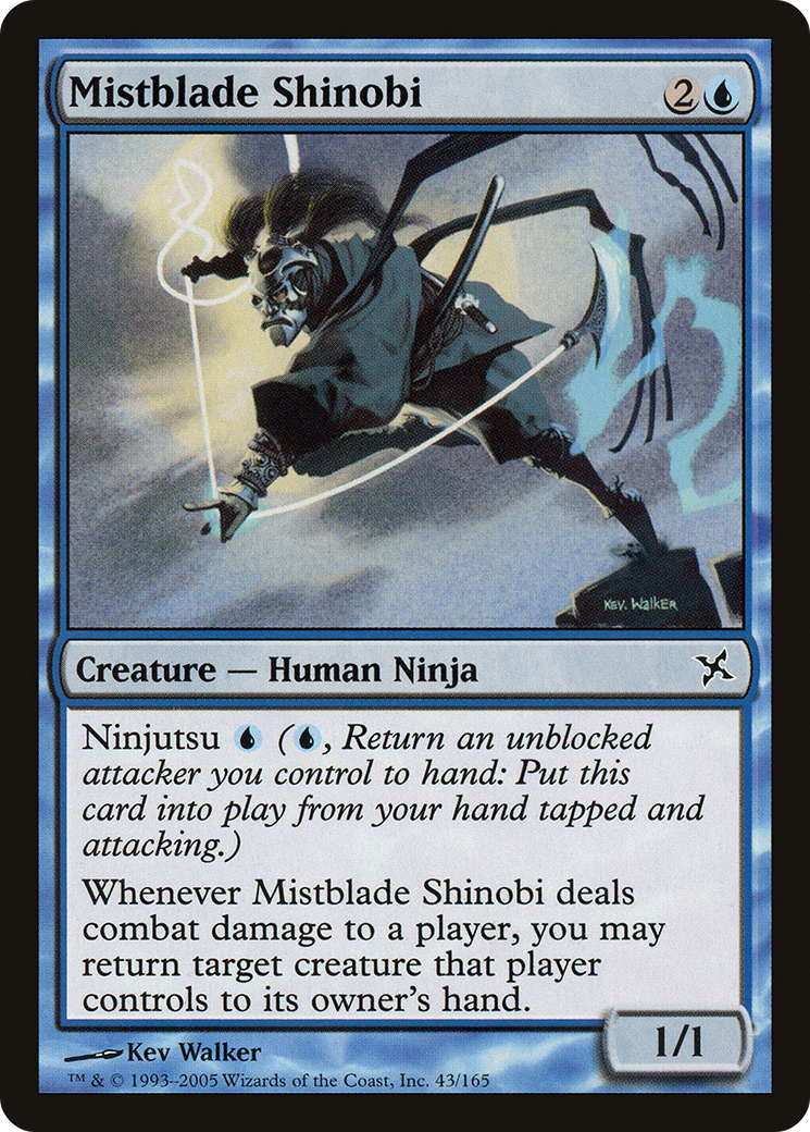 Mistblade Shinobi (043) - Betrayers of Kamigawa