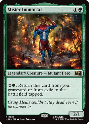 Mister Immortal (727) Foil - Commander: Marvel Super Heroes
