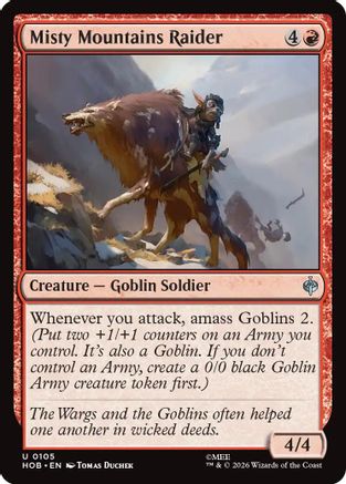 Misty Mountains Raider (105) - The Hobbit