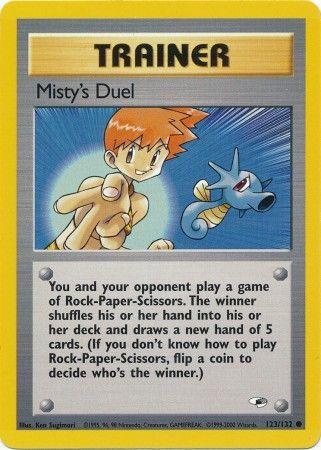 Misty's Duel (123) (Unlimited) - Gym Heroes