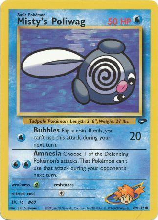 Misty's Poliwag (89) (Unlimited) - Gym Challenge