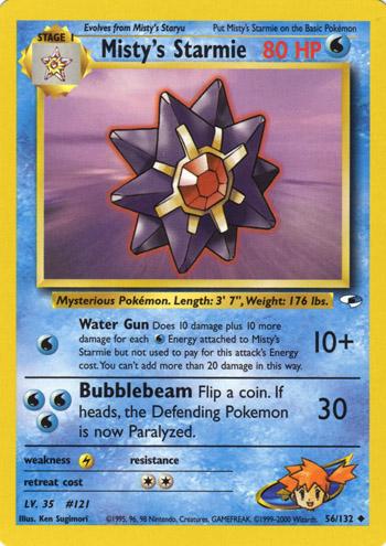Misty's Starmie (56) (Unlimited) - Gym Heroes