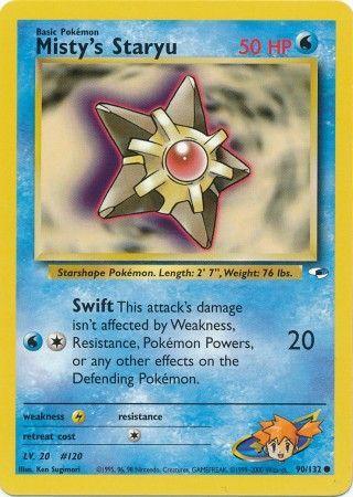 Misty's Staryu (90) (Unlimited) - Gym Heroes