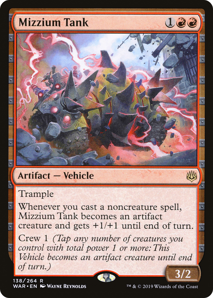 Mizzium Tank (138) - War of the Spark Foil