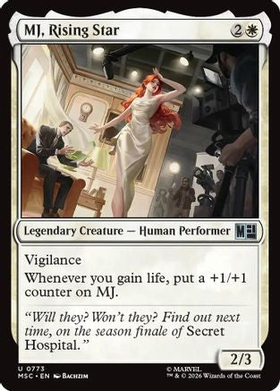 MJ, Rising Star (773) Foil - Commander: Marvel Super Heroes