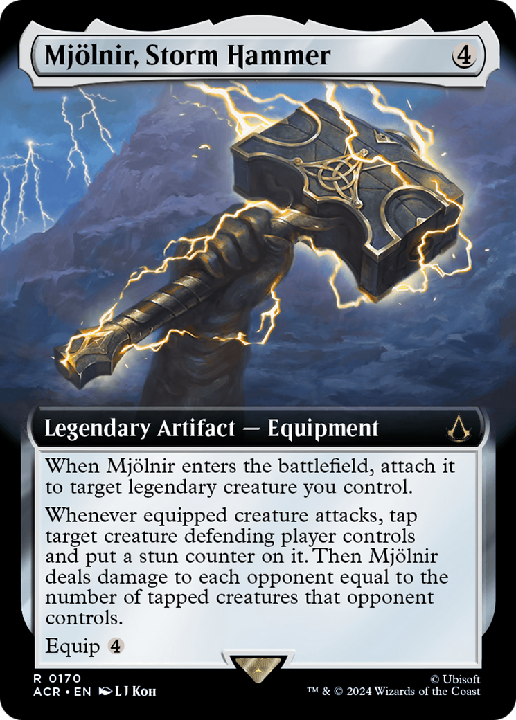 Mjolnir, Storm Hammer (Extended Art) (170) Foil - Assassin's Creed