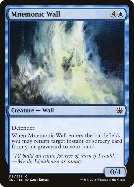 Mnemonic Wall (116) Foil - Conspiracy: Take the Crown