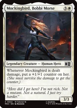 Mockingbird, Bobbi Morse (842) - Commander: Marvel Super Heroes