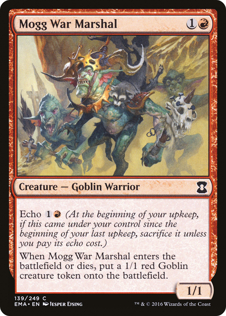Mogg War Marshal (139) Foil - Eternal Masters