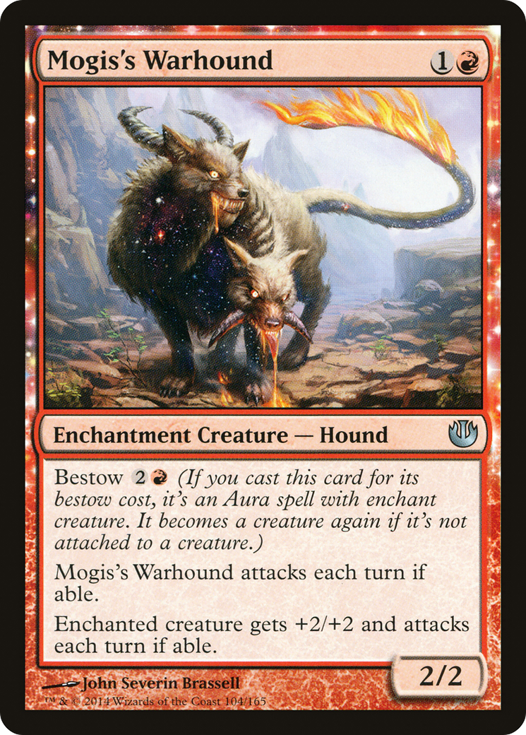Mogis's Warhound (104) Foil - Journey into Nyx