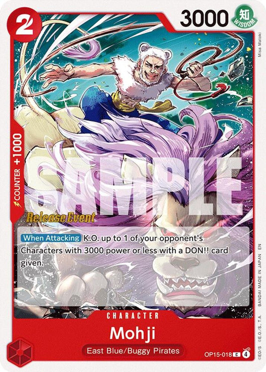 Mohji (OP15-018) Release Event Cards