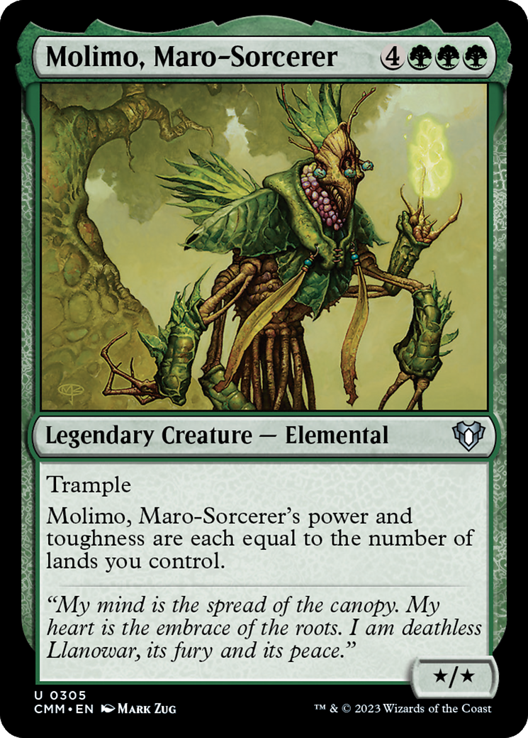 Molimo, Maro-Sorcerer (305) Foil - Commander Masters