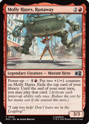 Molly Hayes, Runaway (698) Foil - Commander: Marvel Super Heroes