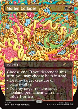 Molten Collapse (2677) Foil - Secret Lair Drop Series