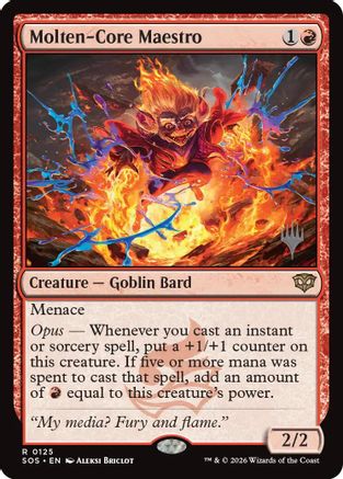 Molten-Core Maestro (Promo Pack) (125) - Secrets of Strixhaven