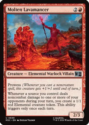 Molten Lavamancer (699) - Commander: Marvel Super Heroes