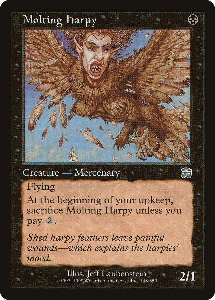 Molting Harpy (148) Foil - Mercadian Masques