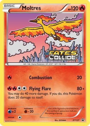 Moltres (Prerelease) (XY127) Holofoil - Black Star Promos