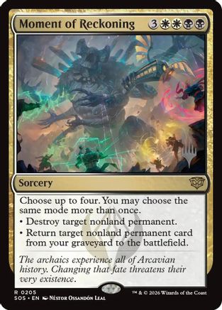 Moment of Reckoning (Promo Pack) (205) Foil - Secrets of Strixhaven