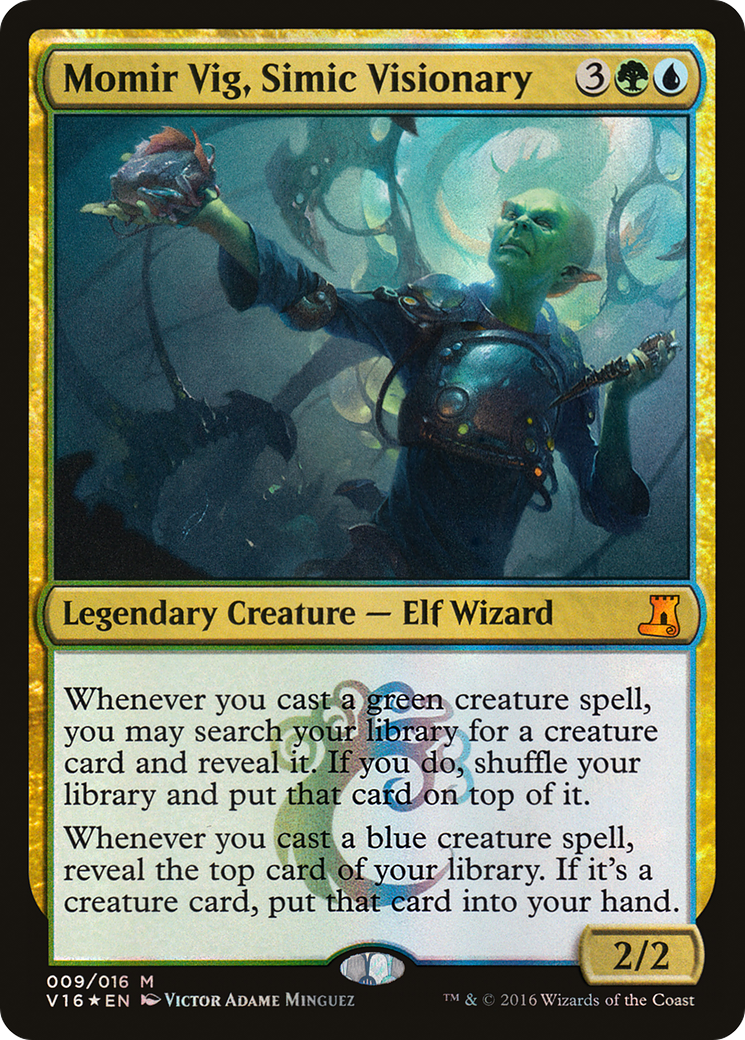 Momir Vig, Simic Visionary (009) Foil - From the Vault: Lore