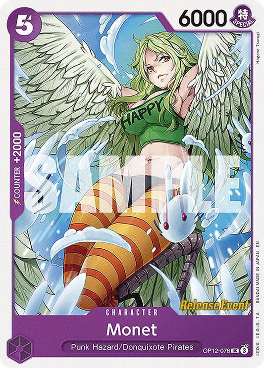 Monet (OP12-076) Release Event Cards
