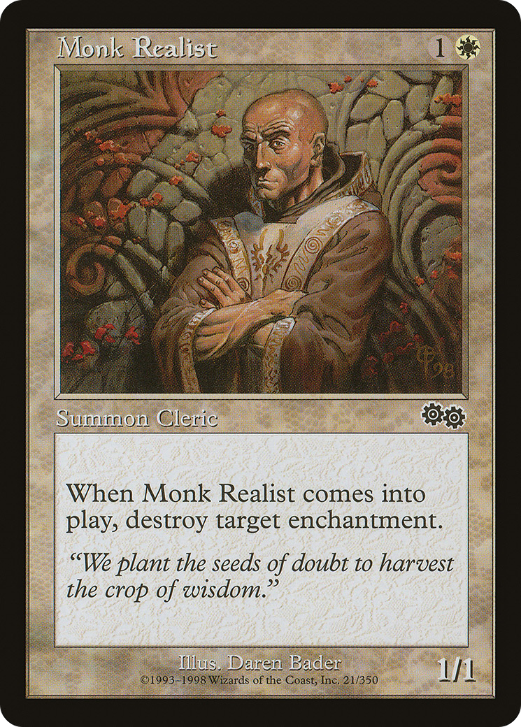 Monk Realist (021) - Urza's Saga